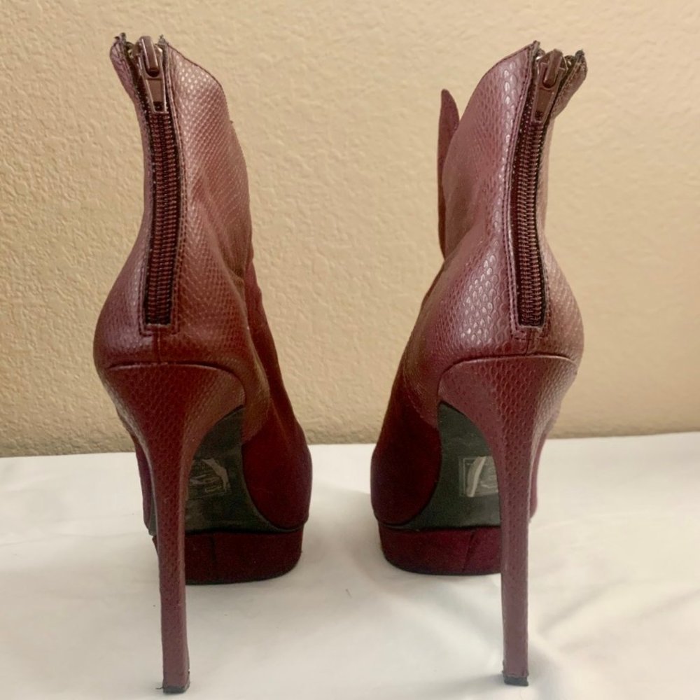 Maroon Booties - Picture 3 of 4